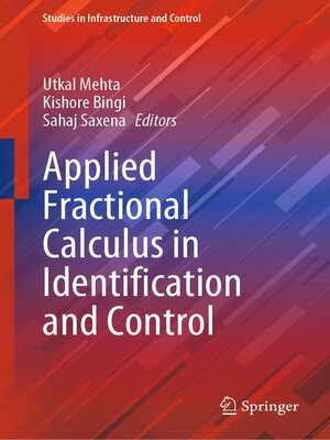 cover image of Applied Fractional Calculus in Identification and Control